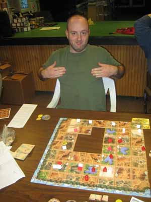 A very happy Goldland player